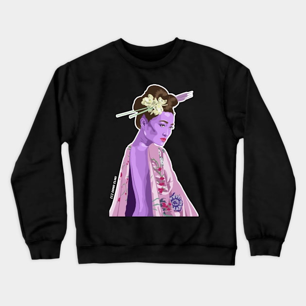 geisha Crewneck Sweatshirt by Artiiizo